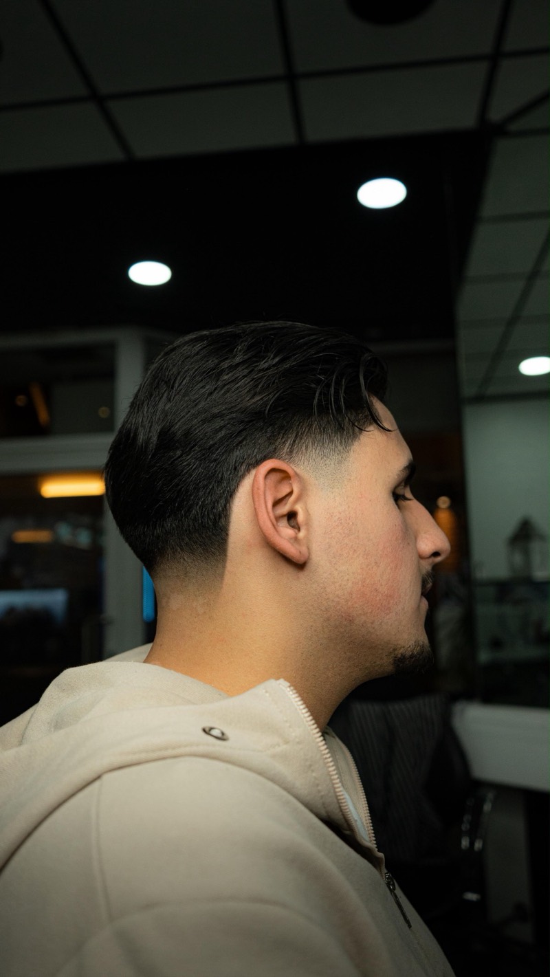 Taper Fade, Seitenansicht